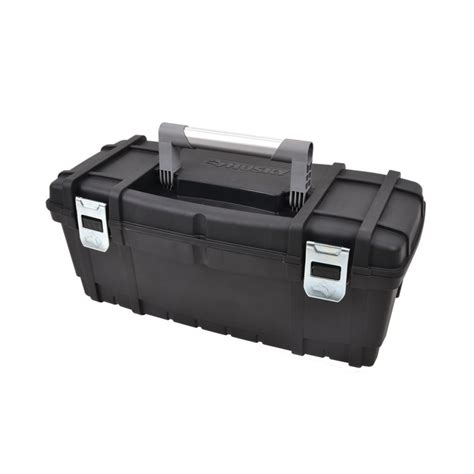 husky 24 in tool box with metal handle|husky toolbox at home depot.